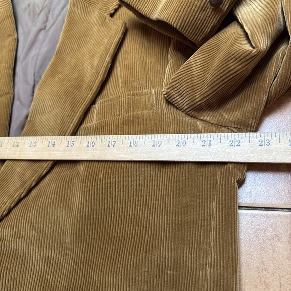Vintage Kmart Corduroy Blazer Jacket Brown Sz 42R Japan Made 100% Cotton‎ 80s - Picture 7 of 11